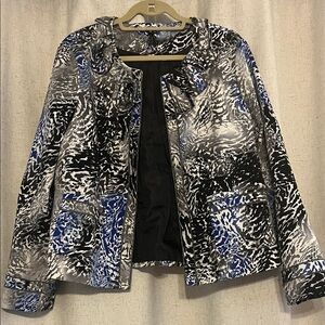 Lápiz Stylish Women's Black and Blue Jacket size XL